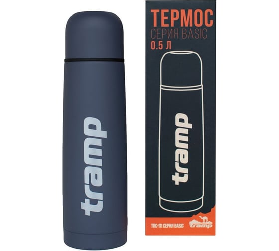 Термос Tramp Basic 0.5 л, серый TRC-1112