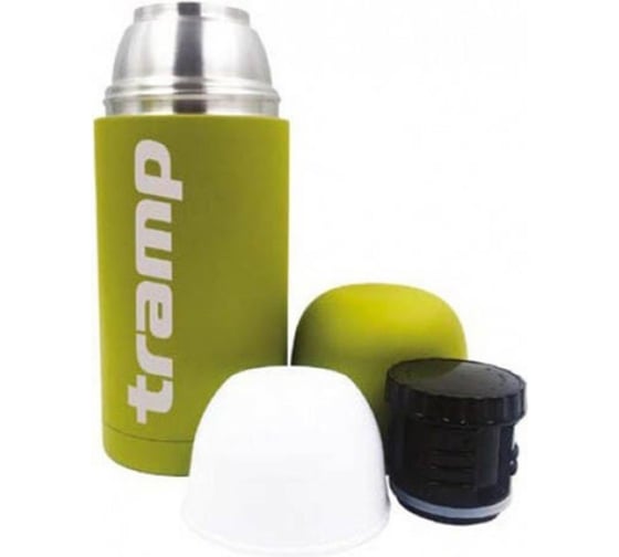 Термос Tramp Soft Touch 1.0 л, оливковый TRC-1092