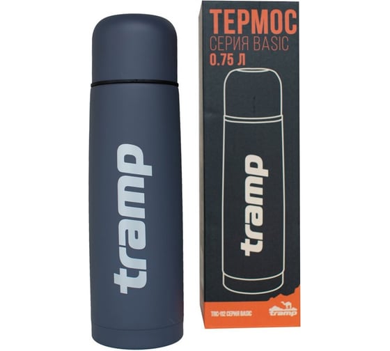 Термос Tramp Basic 0.75 л, серый TRC-1123