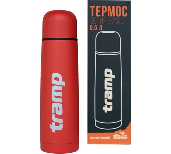 Термос Tramp Basic 0.5 л, красный TRC-1111