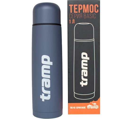 Термос Tramp Basic 1 л, серый TRC-1133