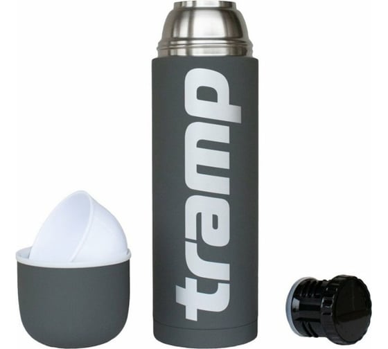 Термос Tramp Soft Touch 1.2 л, серый TRC-1103