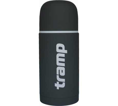 Термос Tramp Soft Touch 1.0 л, серый TRC-1091