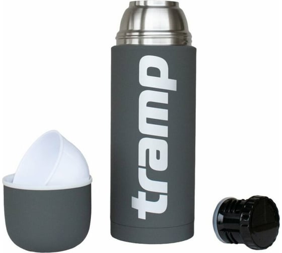 Термос Tramp Soft Touch 1.0 л, серый TRC-1091