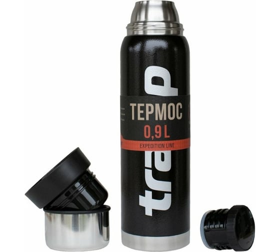 Термос Tramp 0.9 л, черный TRC-0272