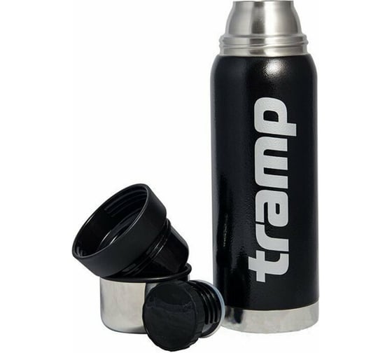 Термос Tramp 1.2 л, черный TRC-028