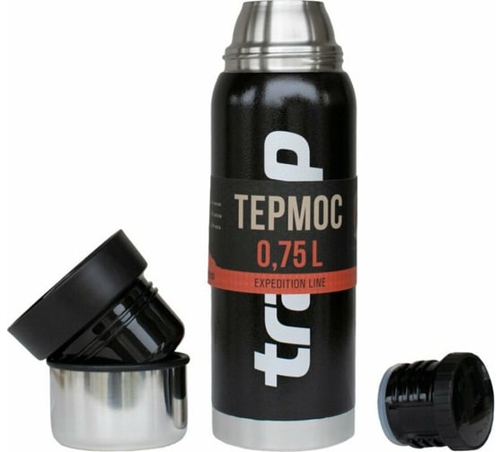 Термос Tramp 0.75 л, черный TRC-031