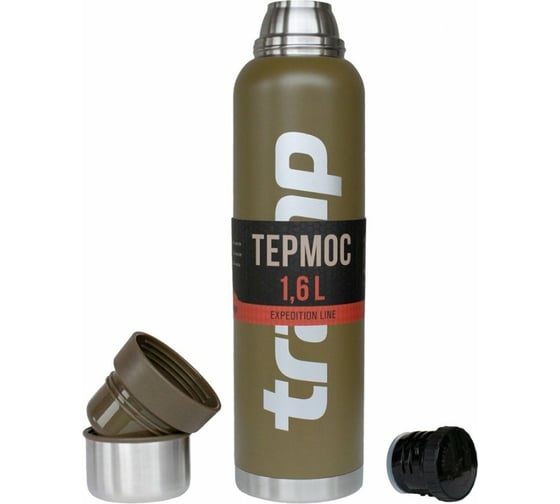 Термос Tramp 1.6 л, оливковый TRC-029