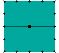 Тент Tramp 6х6м, зеленый TRT-103.04