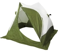 Палатка зимняя 2-скатная Следопыт Oxford 210D PU 1000, оливковый/белый PF-TW-33