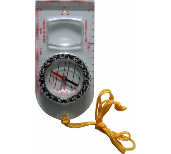 Планшетный компас Tramp Lite с увеличительным стеклом d=4.7 см TLA-002