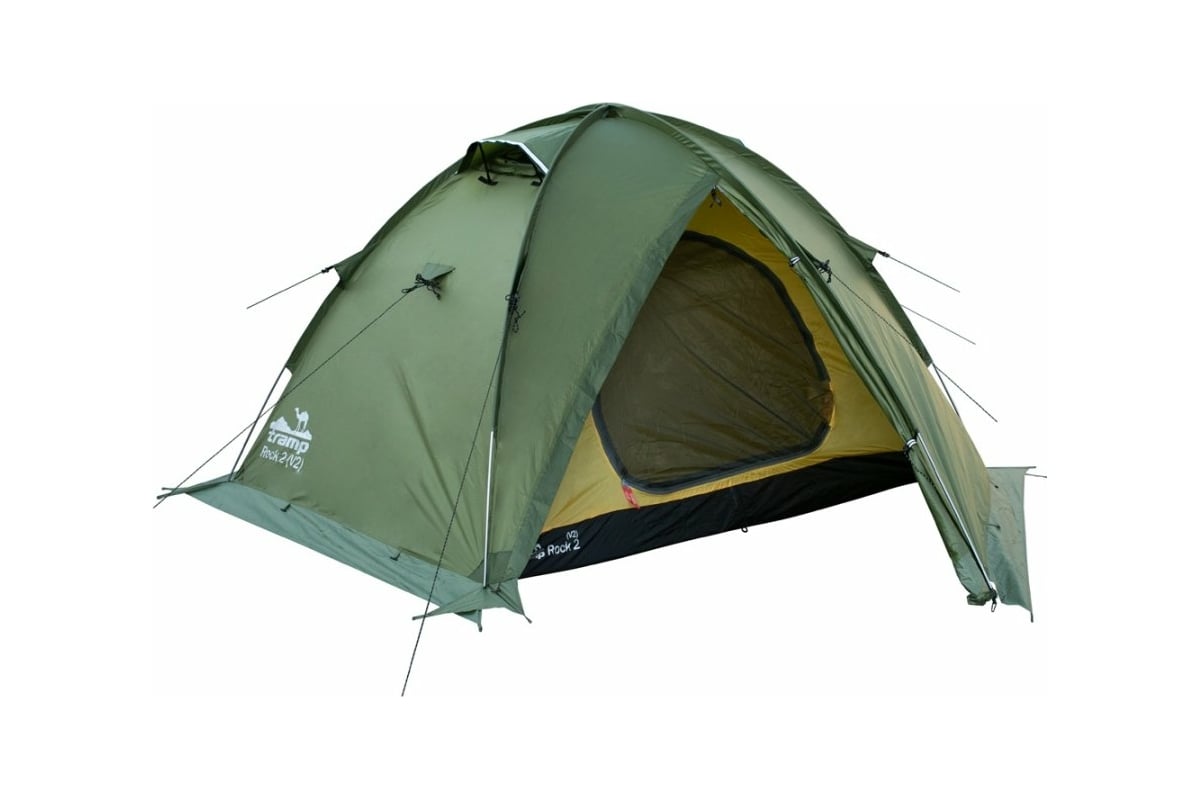 Палатка Tramp Rock 2 V2 зеленый TRT-27 - выгодная цена, отзывы ...