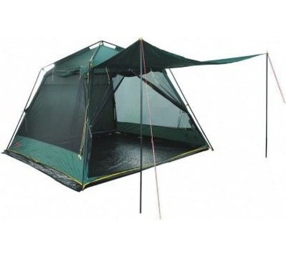 Палатка Tramp Bungalow Lux Green зеленый TRT-85