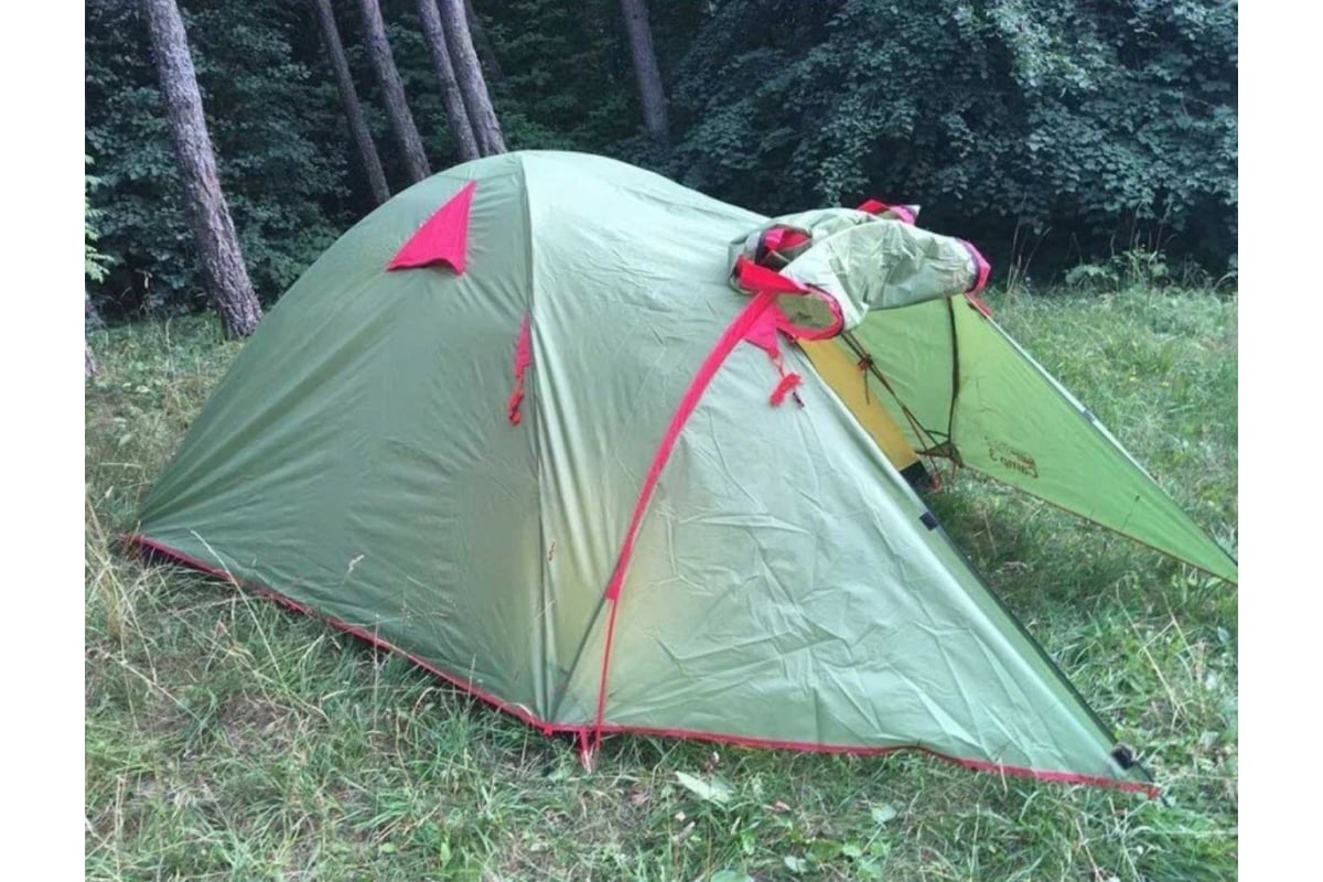Палатка Tramp Lite Camp 4 зеленый TLT-022.061 - выгодная цена, отзывы ...