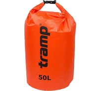 Гермомешок Tramp Diamond RipStop 50л, ПВХ, оранжевый TRA-208