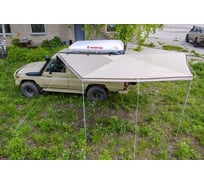 Маркиза автомобильная комбинированная (прямоугольная с веерной частью) РИФ 2.0x2.0 м, левая RIFAVF072520601