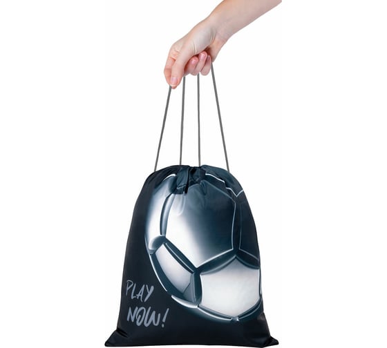 Мешок для обуви BRAUBERG Kids, с петлей, 42x34 см, Score ball 272415