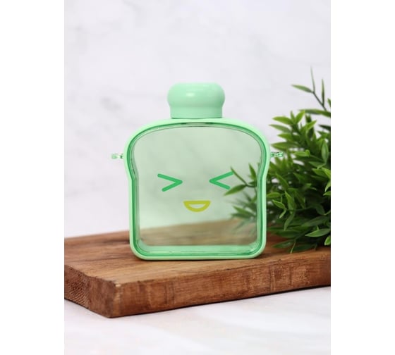 Бутылка ilikegift Bread slice, green, 380 мл YF2205-02