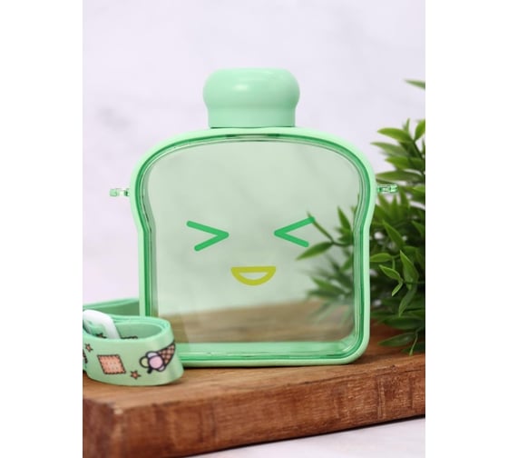 Бутылка ilikegift Bread slice, green, 380 мл YF2205-02
