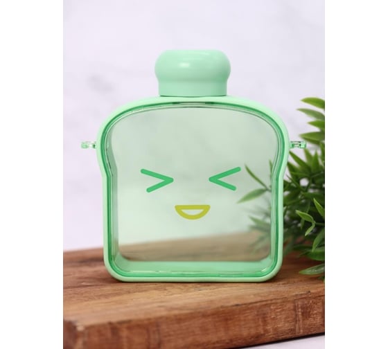 Бутылка ilikegift Bread slice, green, 380 мл YF2205-02
