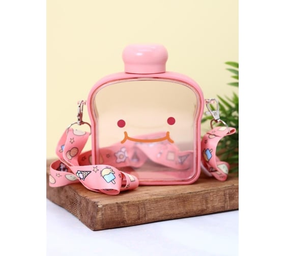 Бутылка ilikegift Bread slice, pink, 380 мл YF2205-03