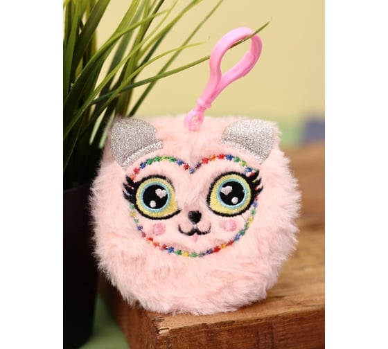 Брелок-блокнот плюшевый ilikegift Beautiful cat, pink 3739092-02