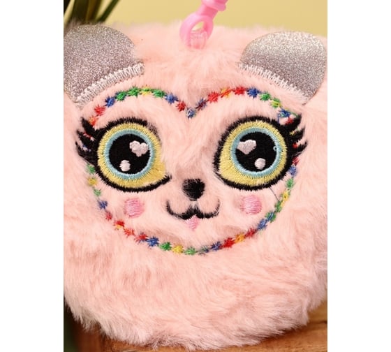 Брелок-блокнот плюшевый ilikegift Beautiful cat, pink 3739092-02