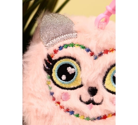 Брелок-блокнот плюшевый ilikegift Beautiful cat, pink 3739092-02