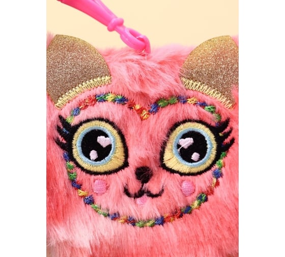 Брелок-блокнот плюшевый ilikegift Beautiful cat, red-white 3739092-01