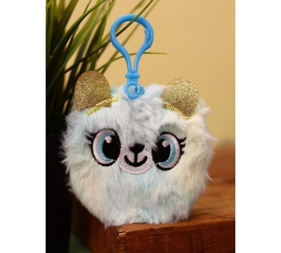 Брелок-блокнот плюшевый ilikegift Nice cat, blue 3739091