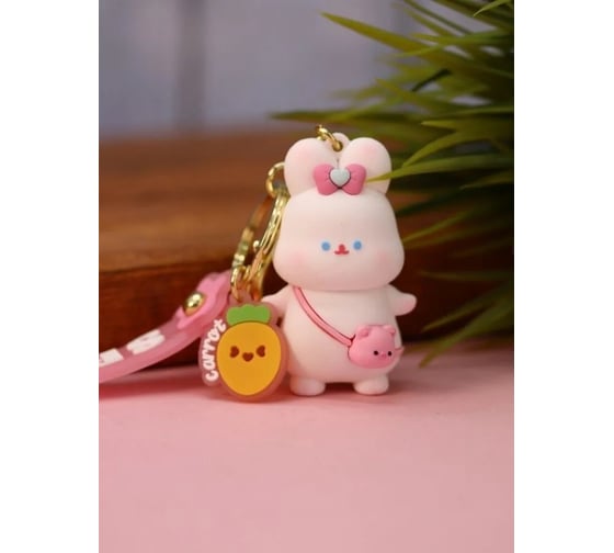 Брелок ilikegift Bunny's journey, pink 760085-01