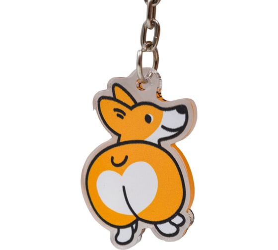 Брелок ilikegift Corgi and popka ilikegift 15706