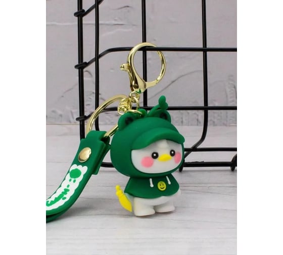 Брелок ilikegift Duck on a walk, green 760092-02