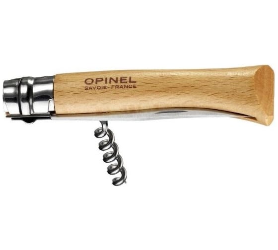 Нож Opinel №10 Corkscrew, блистер, 002144