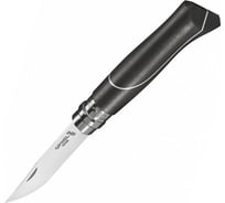 Нож Opinel №8 Ellipse, рукоять африканское дерево с алюминиевой вставкой, футляр, 002347