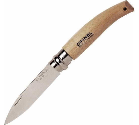 Садовый нож Opinel №8, нержавеющая сталь, блистер, 001216