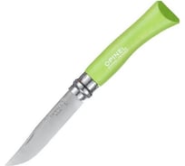 Нож Opinel №7, нержавеющая сталь, зеленый 001425