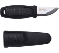 Нож Morakniv Eldris, нержавеющая сталь, цвет черный, с ножнами, 13518