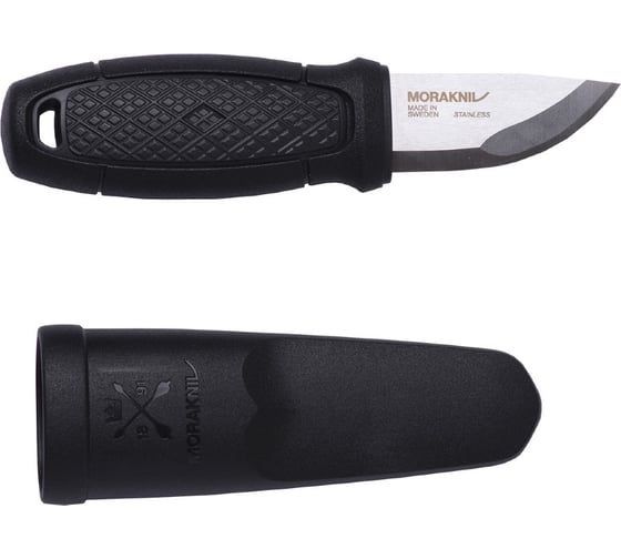 Нож Morakniv Eldris, нержавеющая сталь, цвет черный, с ножнами, 13518 1