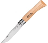 Нож Opinel №7, нержавеющая сталь, рукоять из бука, блистер, 000654