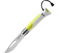 Нож Opinel №8 Fluo Yellow, желтый, 002320