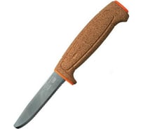 Нож Morakniv Floating Serrated Knife, нержавеющая сталь, пробковая ручка, оранжевый, 13131
