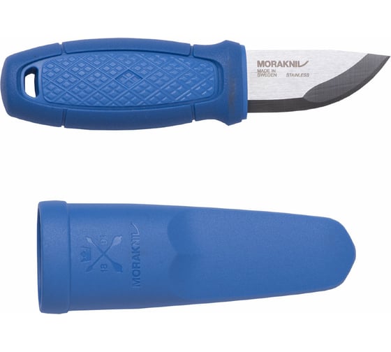 Нож Morakniv Eldris, нержавеющая сталь, цвет синий, ножны, шнурок, огниво, 13522 1