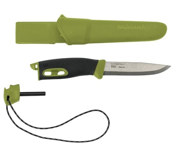 Нож Morakniv Companion Spark S Green, нержавеющая сталь, 13570