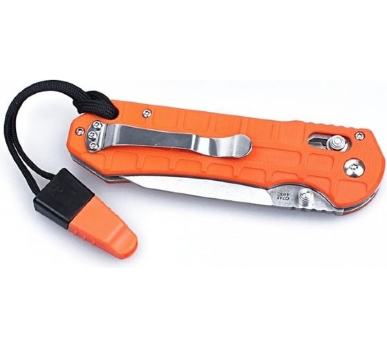 Нож Ganzo G7452P-WS оранжевый, G7452P-OR-WS