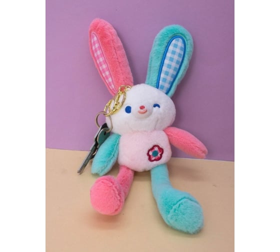 Брелок ilikegift Rainbow bunny, pink YZ-60-02