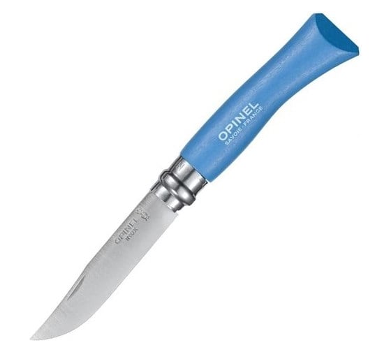 Нож Opinel №7, нержавеющая сталь, синий 001424 1