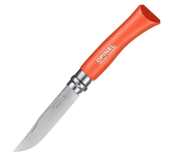 Нож Opinel №7, нержавеющая сталь, оранжевый 001426