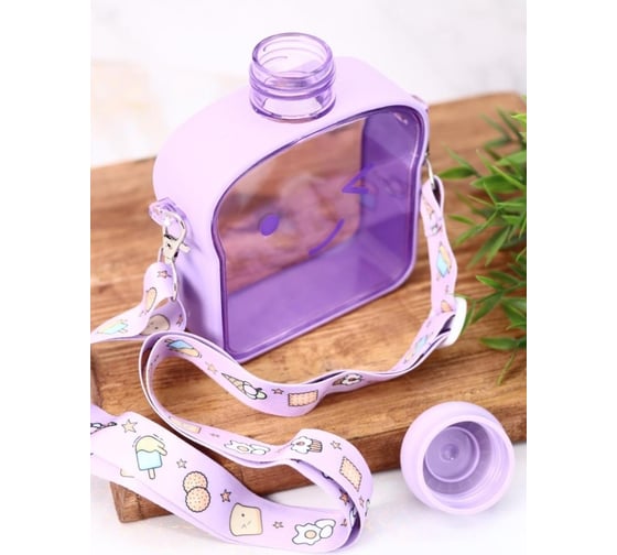 Бутылка ilikegift Bread slice, purple, 380 мл YF2205-04