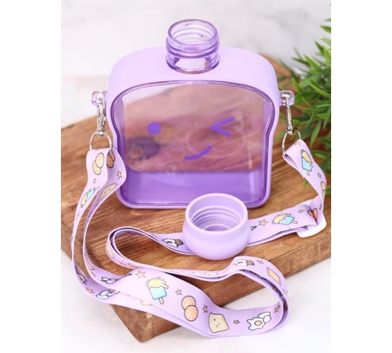 Бутылка ilikegift Bread slice, purple, 380 мл YF2205-04